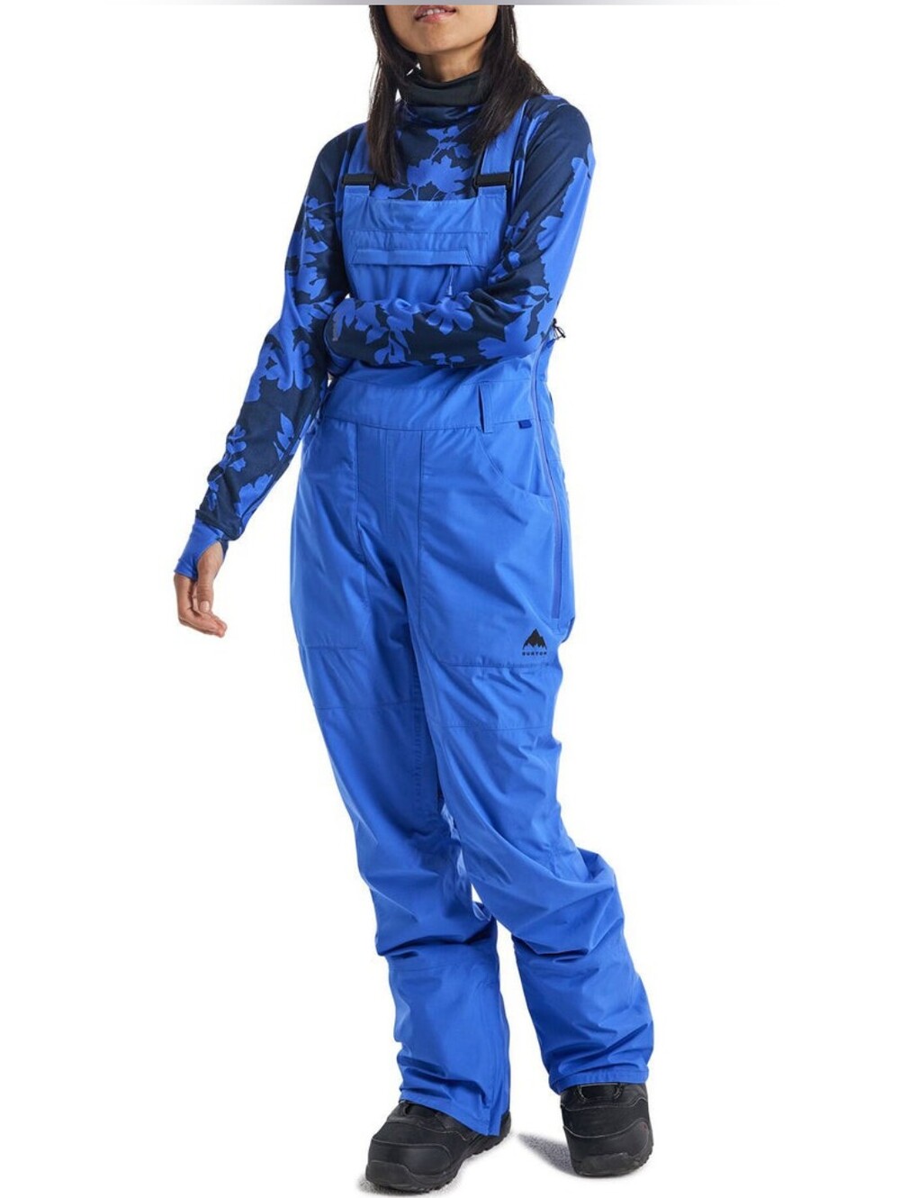 NWT BURTON Avalon GORE-TEX Shell Snow Bibs Women's Amparo Blue- Medium